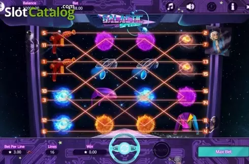Скрин3. Galactic Speedway слот