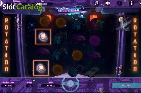 Скрин5. Galactic Speedway слот