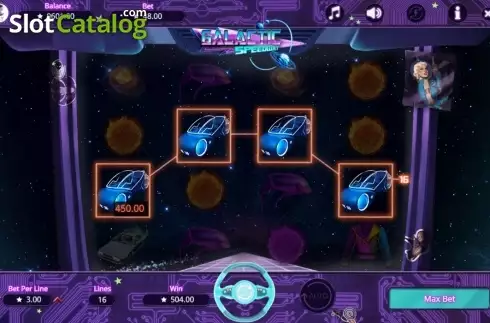 Скрин6. Galactic Speedway слот