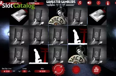 Скрин4. Gangster Gamblers слот