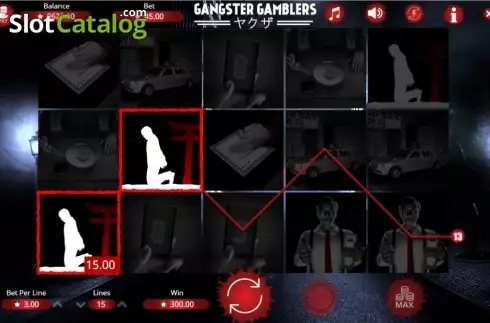 Скрин6. Gangster Gamblers слот