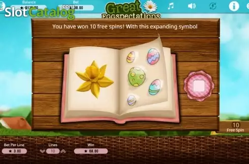 Скрин5. Great Eggspectations слот