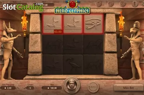 Скрин5. Hero Glyphics слот