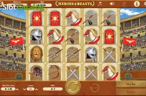 Скрин4. Heroes & Beasts слот