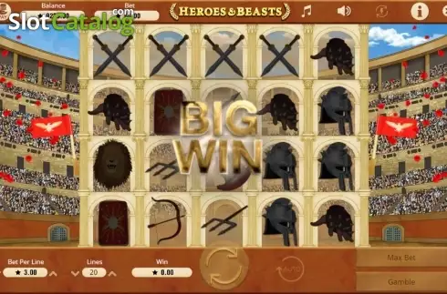 Скрин5. Heroes & Beasts слот