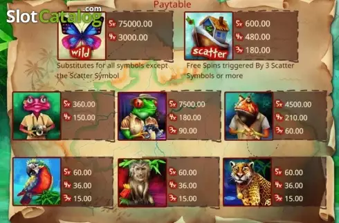 Скрин2. Jungle Jumpers слот