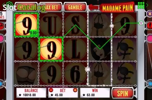 Скрин5. Madame Pain слот