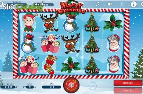 Скрин2. Merry Spinning слот