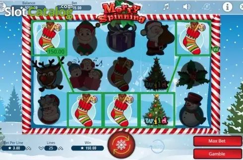 Скрин4. Merry Spinning слот