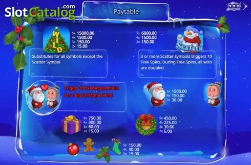 Скрин6. Santa's Kiss слот