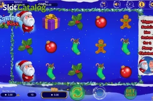 Скрин2. Santa's Kiss слот
