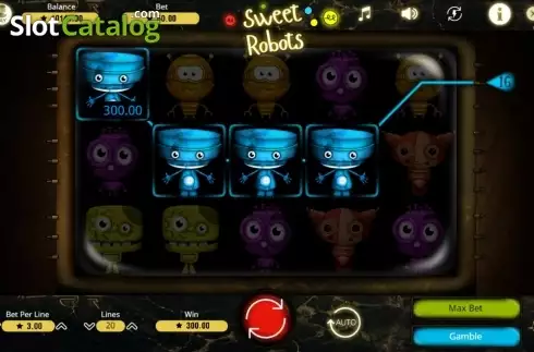 Скрин5. Sweet Robots слот