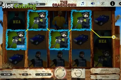 Скрин5. The Crackdown слот