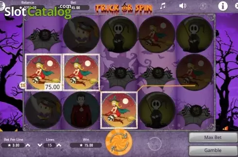 Скрин5. Trick or Spin слот
