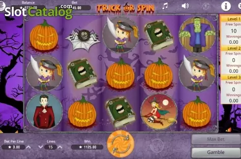 Скрин7. Trick or Spin слот