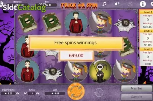 Скрин8. Trick or Spin слот