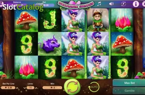 Скрин4. Wondrous Garden слот