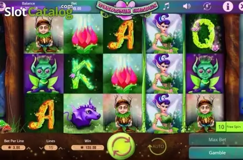 Скрин5. Wondrous Garden слот