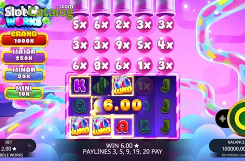 Скрин3. Bubble Works слот