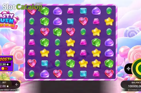 Скрин2. Tasty Rush Sweet Spots слот
