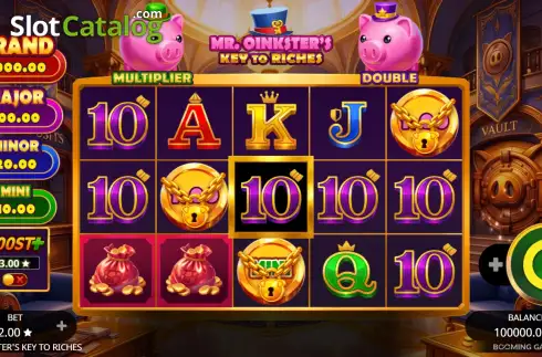 Скрин2. Mr Oinkster's Key To Riches слот