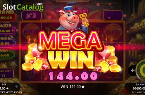 Скрин3. Mr Oinkster's Key To Riches слот