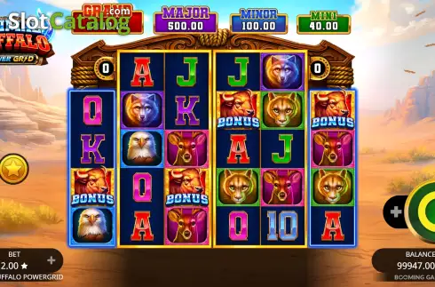 Скрин2. Primal Buffalo PowerGrid слот