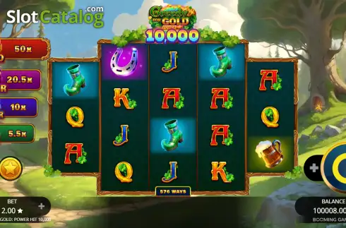Скрин2. Greedy for Gold: Power Hit 10,000 слот