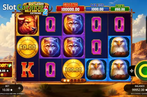 Скрин2. Booming Buffalo Hold and Win: Extreme 2 слот