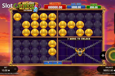 Скрин3. Booming Buffalo Hold and Win: Extreme 2 слот