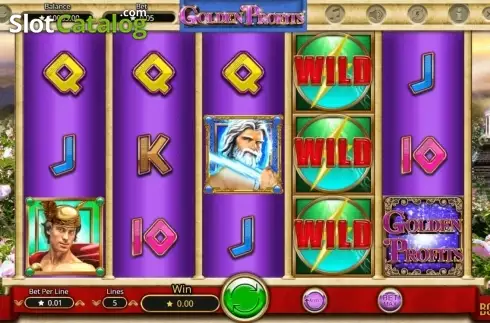 Скрин4. Golden Profits слот