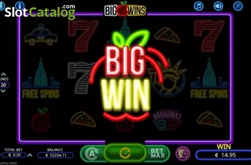 Скрин6. Big Apple Wins слот