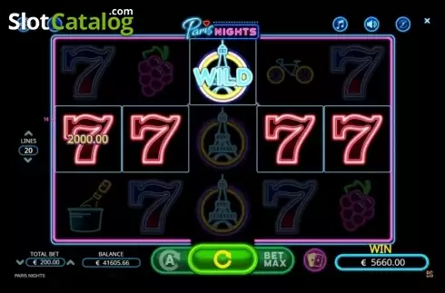 Скрин4. Paris Nights слот