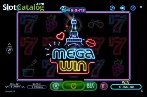 Скрин5. Paris Nights слот