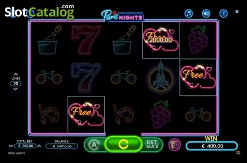 Скрин6. Paris Nights слот