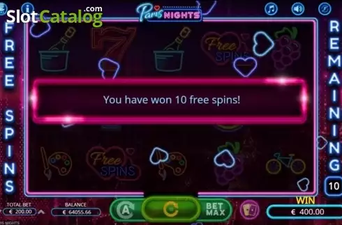 Скрин8. Paris Nights слот