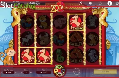 Скрин6. Zoodiac (Booming Games) слот