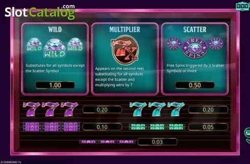 Скрин6. Wild Diamond 7x слот