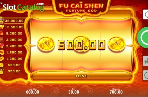 Скрин3. Fu Cai Shen слот