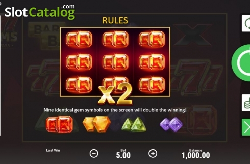 Скрин7. 777 Gems слот