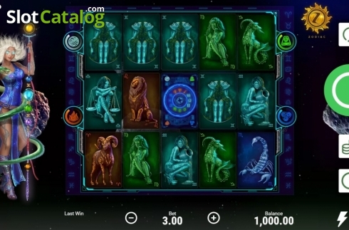 Скрин2. Zodiac (Booongo) слот