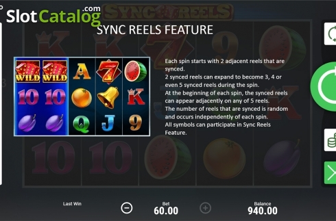 Скрин7. Sync Reels слот