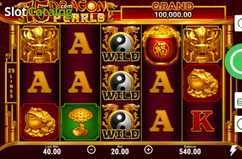 Скрин2. 15 Dragon Pearls слот