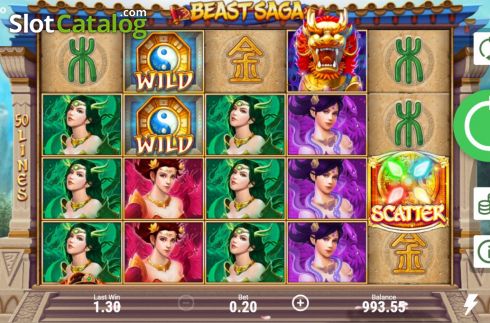 Скрин3. Beast Saga слот