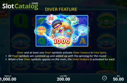 Скрин7. Pearl Diver слот