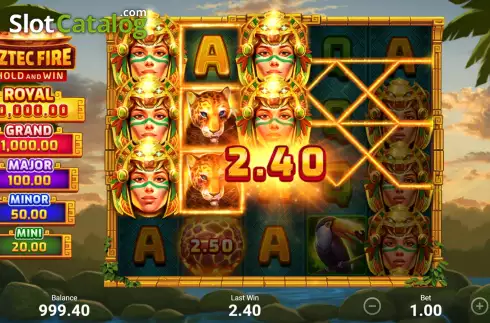 Скрин4. Aztec Fire: Hold and Win слот