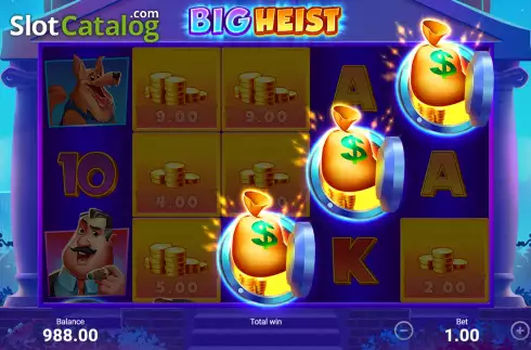 Скрин5. Big Heist слот