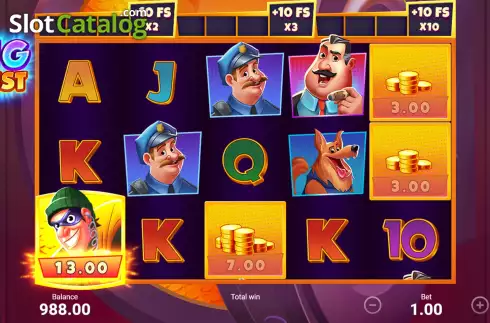 Скрин7. Big Heist слот