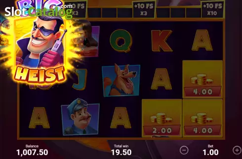 Скрин8. Big Heist слот