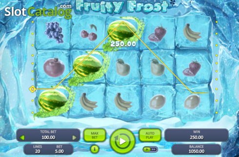 Скрин2. Fruity Frost слот